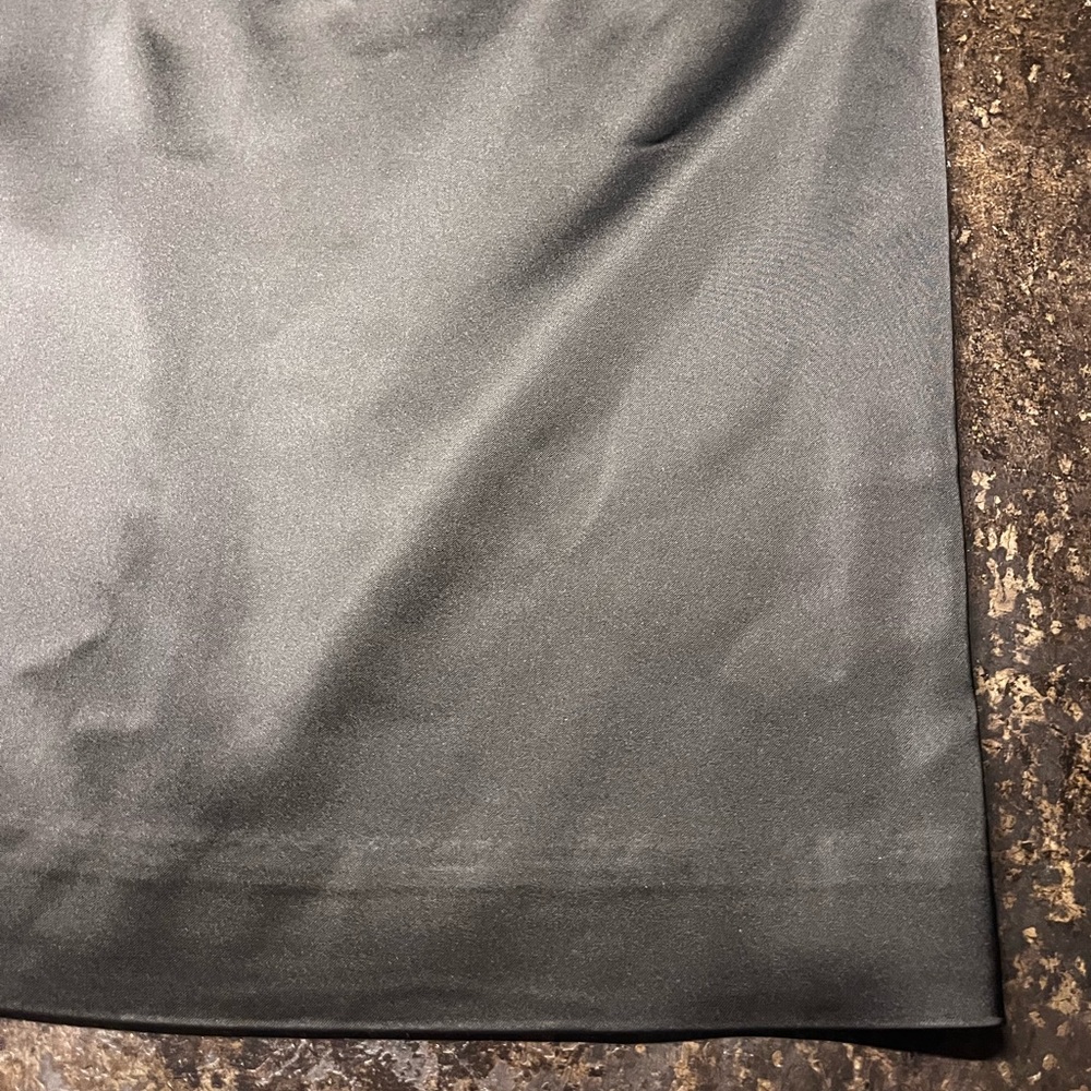 White House Black Market Heavy Lined Black Satin Skirt, 6 - Picture 12 of 14
